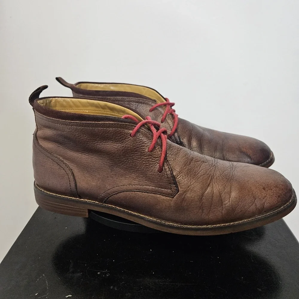 Cole Haan Curtis‎ Chukka II Boots Leather Casual Dress Men 10.5M Brown